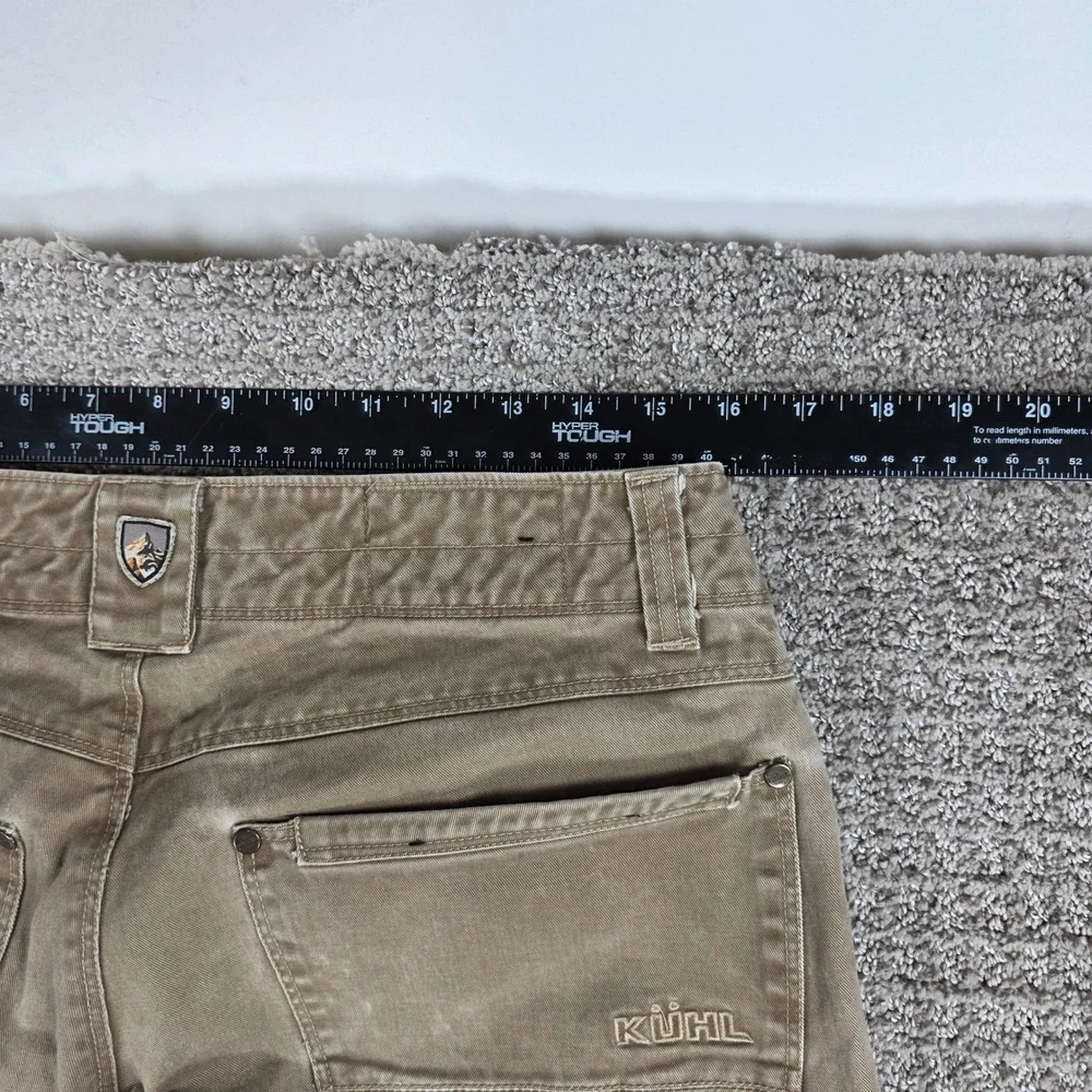 Kuhl Rydr Crag Series Mens 32x30 Khaki Tan Cotton Blend Work Hiking Pants